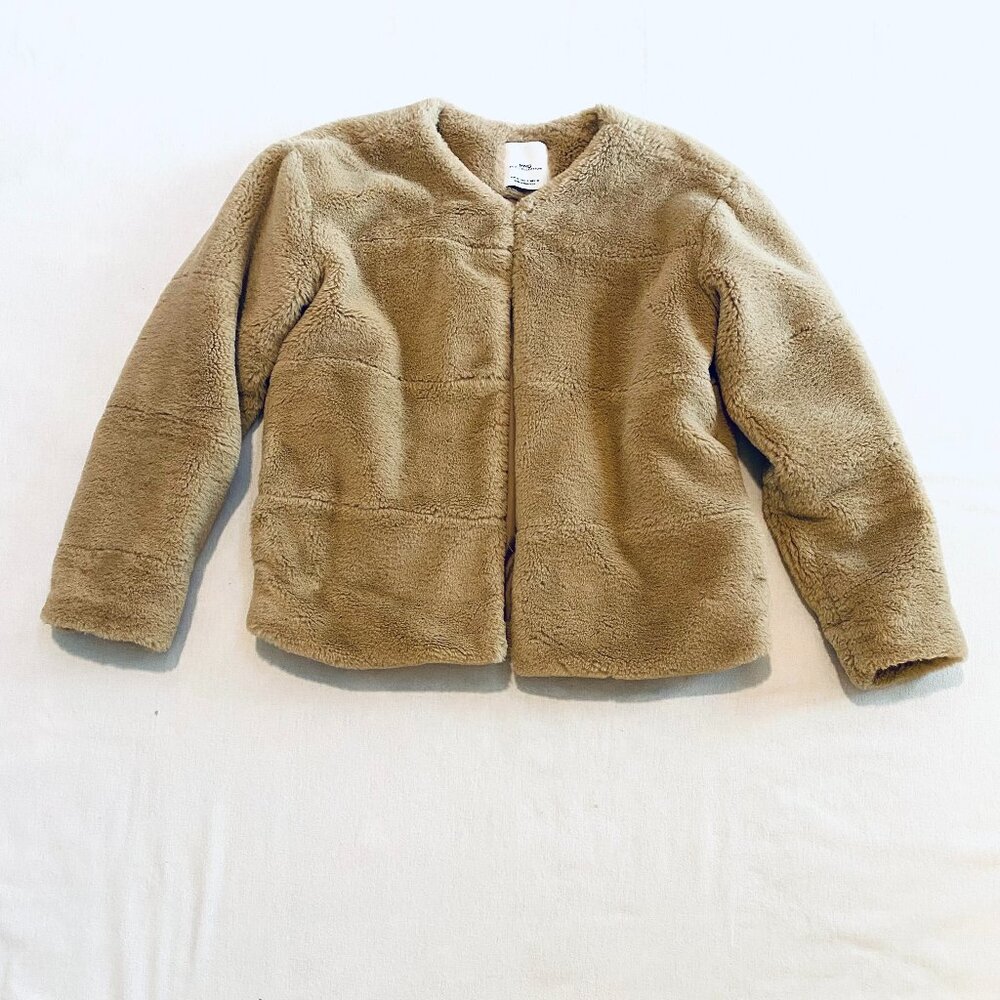 Mango Tan Teddy Jacket